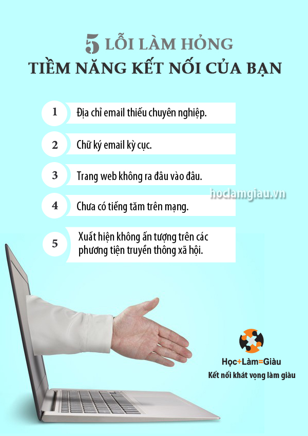 5 sai lầm trong kết nối kinh doanh