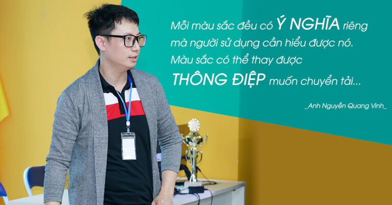 Giám đốc sáng tạo Amazing Hanoi tới MISA chia sẻ về cách truyền thông điệp qua màu sắc