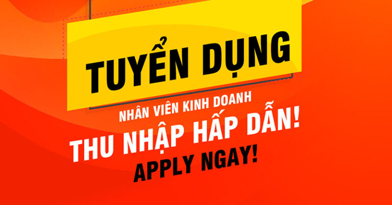 Tuyển dụng Nhân viên kinh doanh phần mềm quản lý nhà hàng, quán cà phê