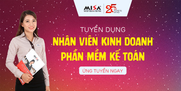 Tuyển dụng Nhân viên kinh doanh phần mềm kế toán