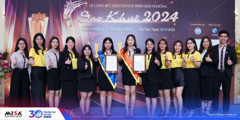 MISA giành “cú đúp” giải thưởng tại Sao Khuê 2024